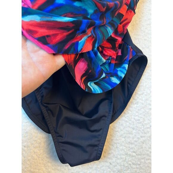 Magicsuit Women's Swimsuit Black‎ Floral Slimming Flower Bomb Lisa Size 8 - Picture 5 of 11